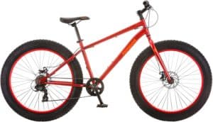 Mongoose Aztec Fat Tire Bicycle, Red