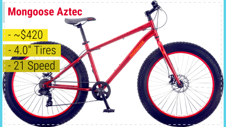 Mongoose Aztec Fat Tire Bicycle