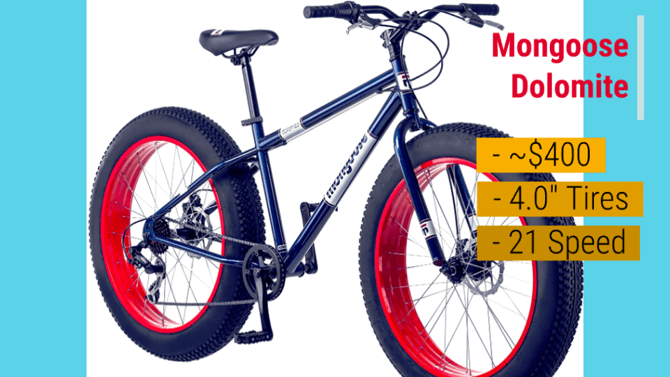 Mongoose Dolomite Fat Tire Bike