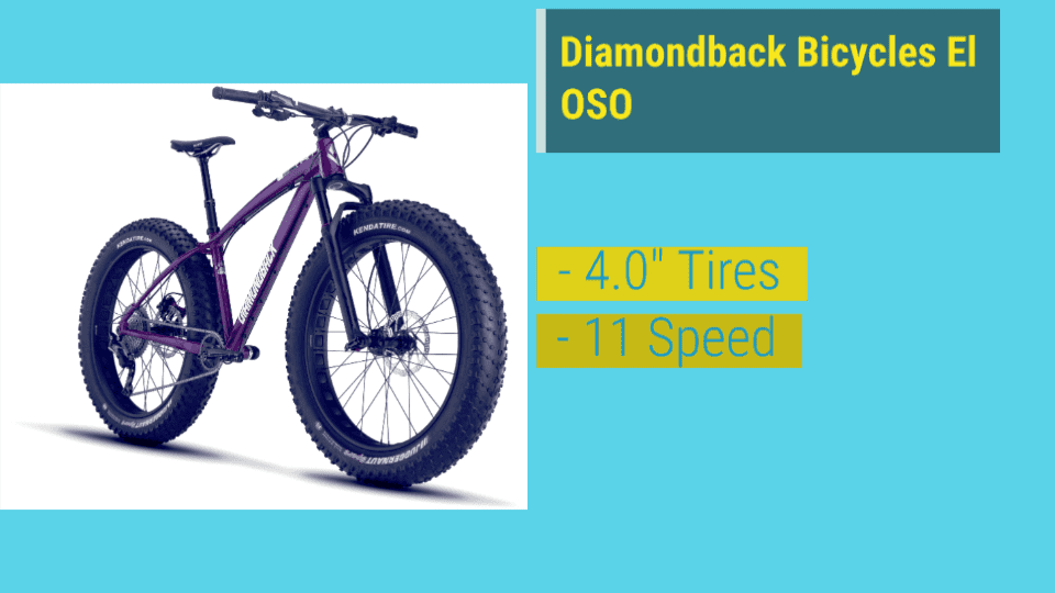 Diamondback Bicycles El OSO Fat Bike Hardtail Mountain Bike