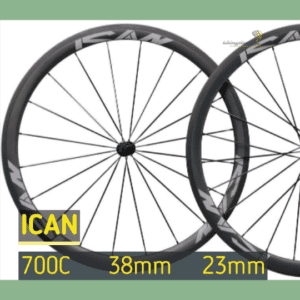 ICAN 700C Light-Weight Road Bike Carbon Wheelset 