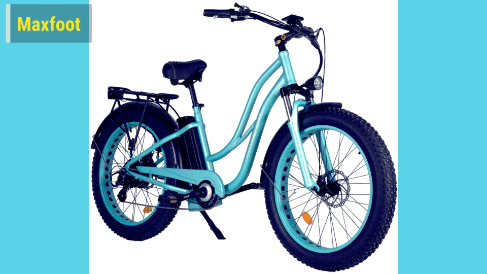 Maxfoot Fat Electric Bike Beach Cruiser