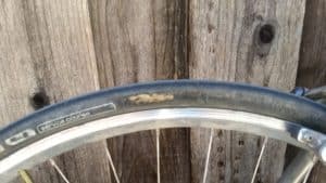 bike tire wear side