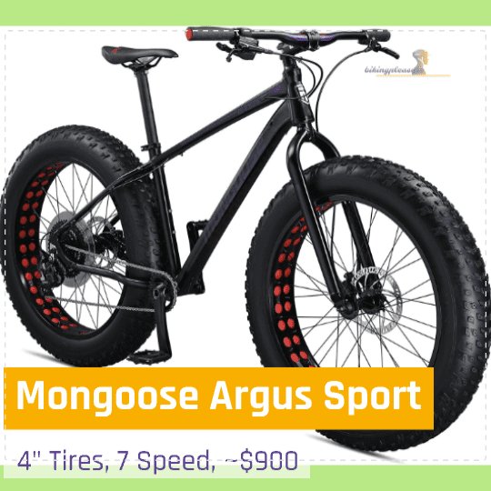 Mongoose Argus Sport Fat Tire Bike
