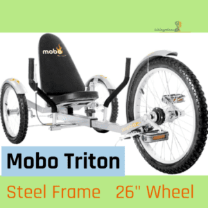 Mobo Triton Pro Adult Tricycle for Men & Women. 