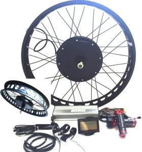 Theebikemotor 3000W Rear Wheel Hub Motor Electric Bike Conversion Kit + Disc Brake